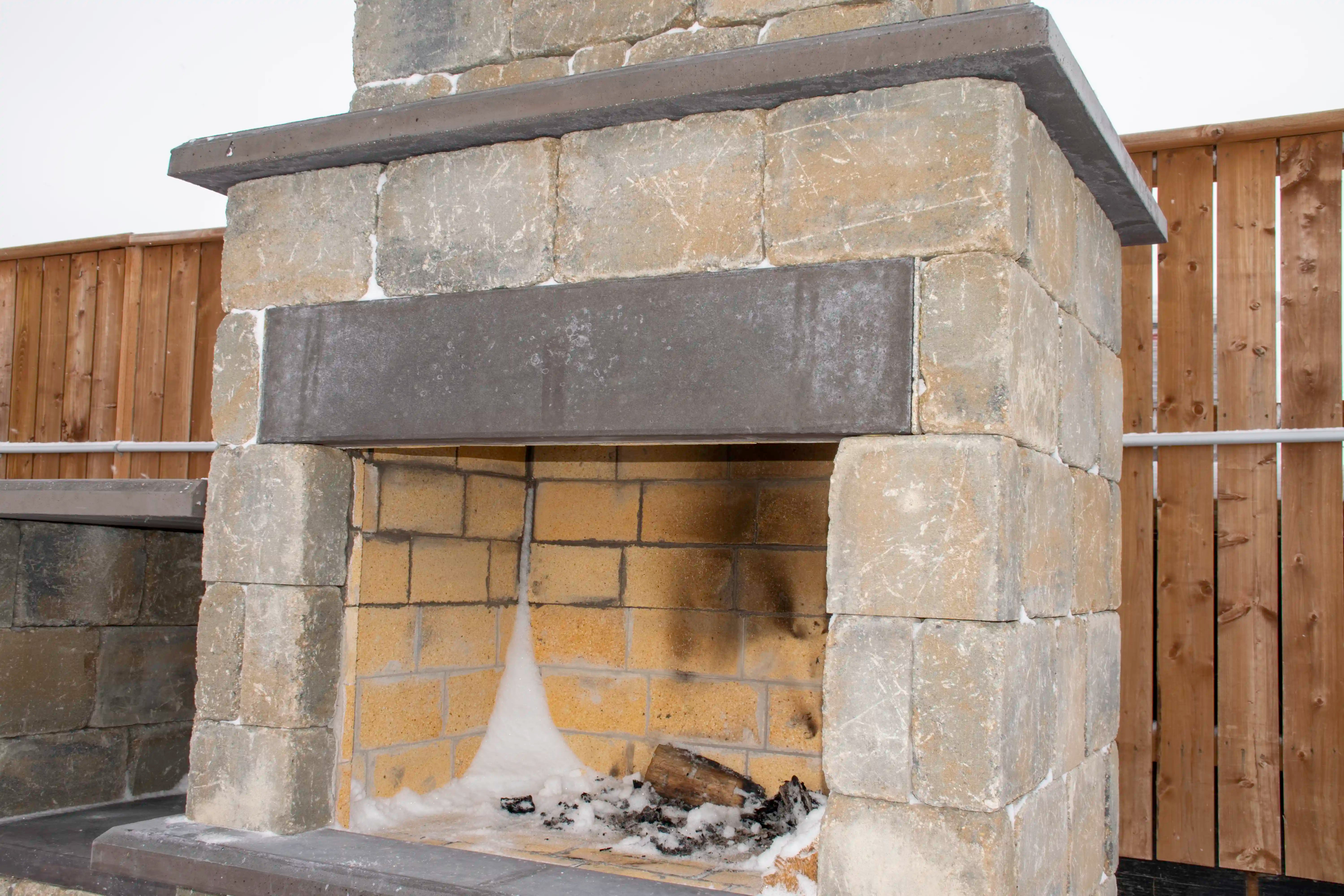 Rustic Lakeside Fire Place Product Photo 4 Rustic Lakeside Fire Place box close up