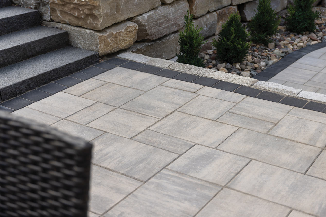 Patio build with Grand Discover pavers