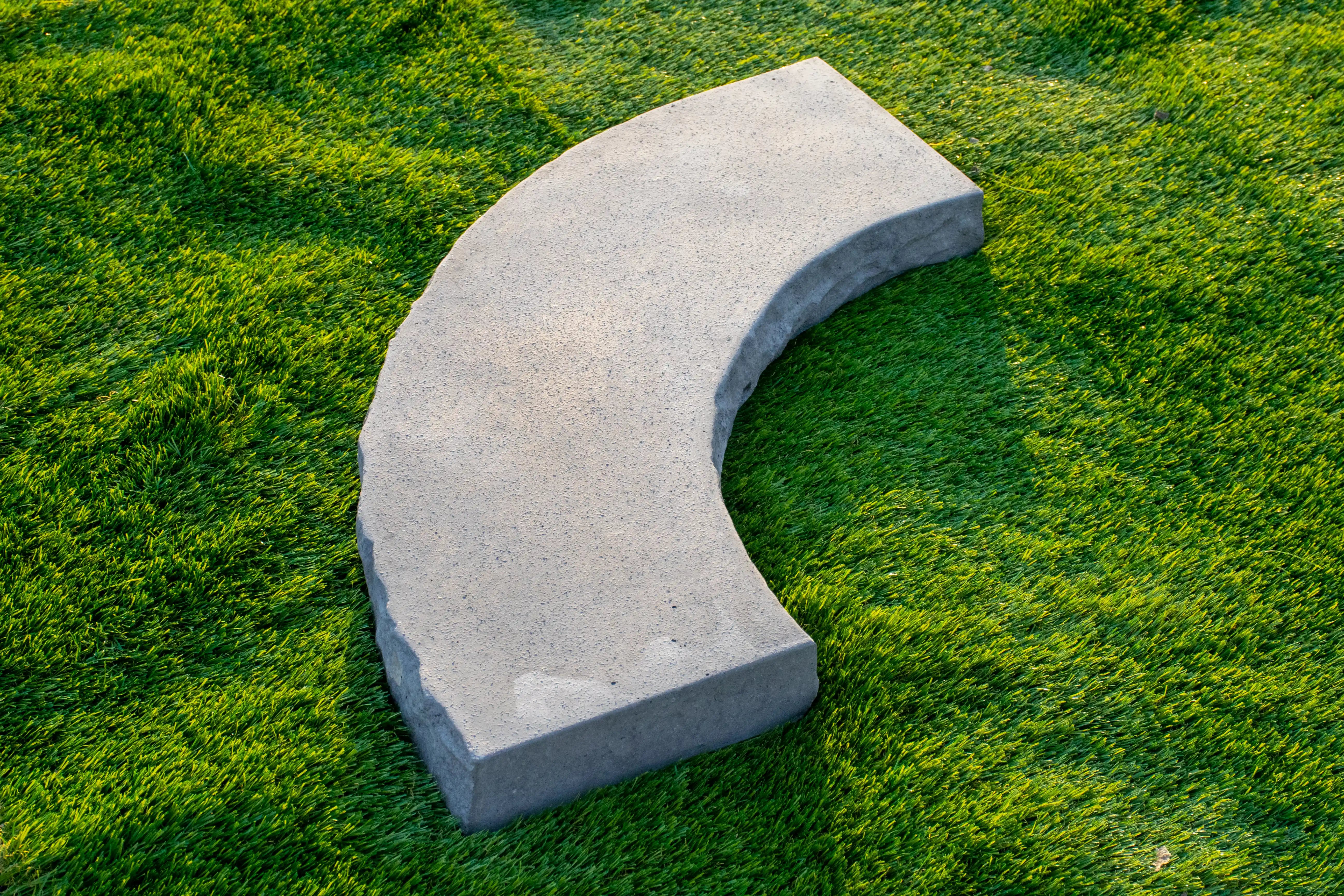 Smoky Grey Fire Pit Cap Piece Product Photo 1 Fire Pit Cap Piece on grass