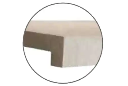 L shape Porcelain Pool Edge Close Up L shape porcelain pool edge