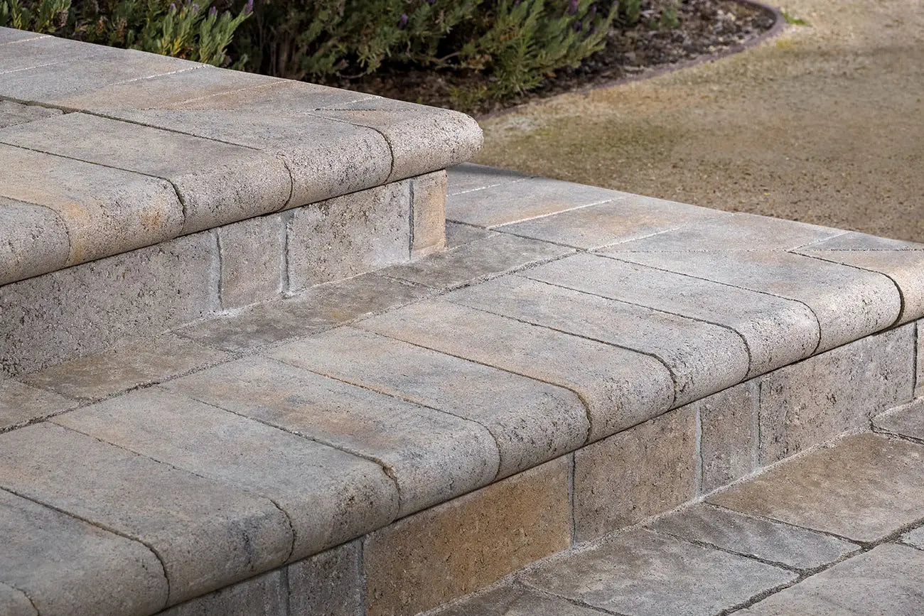 Marina Coping Product Photo 1 Marina Coping used as a stair cap