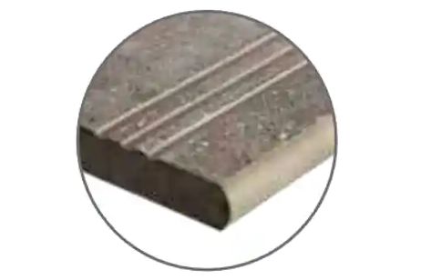 Bullnose With GrovesPorcelain Pool Edge bullnose with groves porcelain pool edge