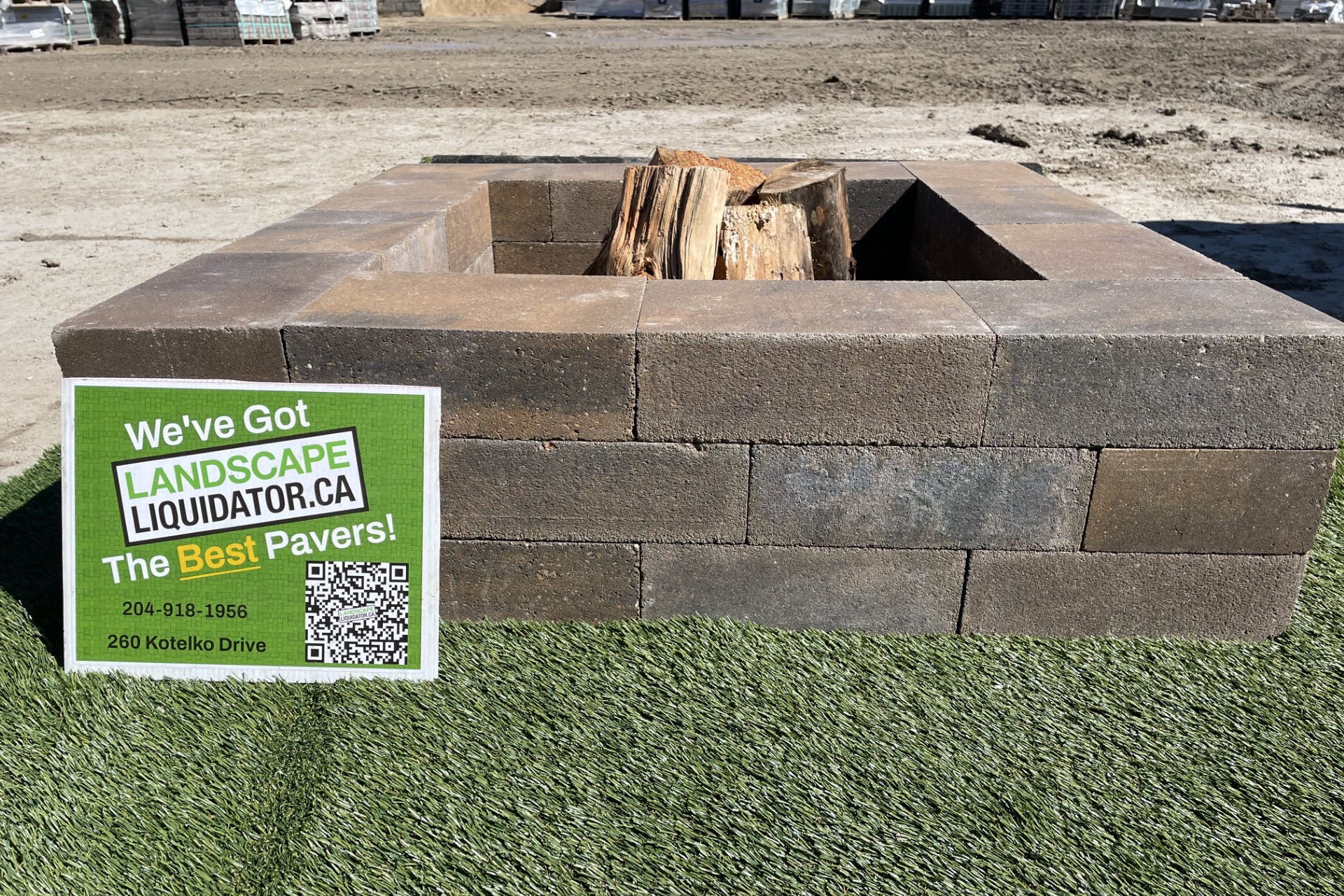 Flagstone Fire Pit Product Photo