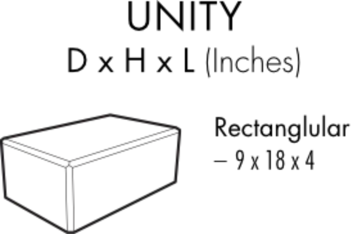 Unity Wall Brick Sizing Guide