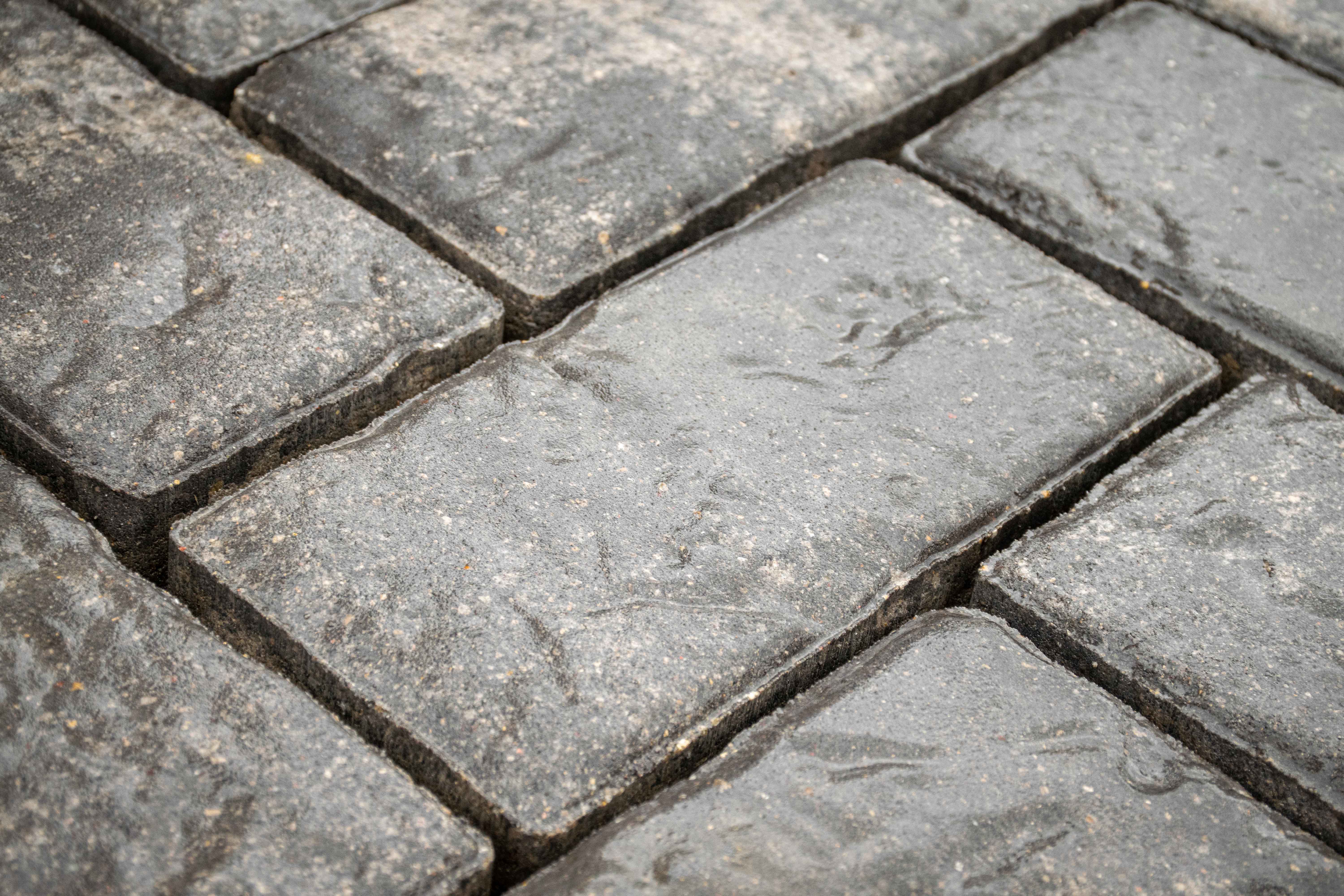 Old Fort clearance Pavers close up