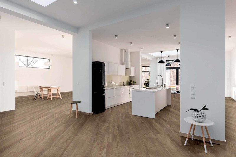 Birds eey view of a driveway made with Vantage Pavers