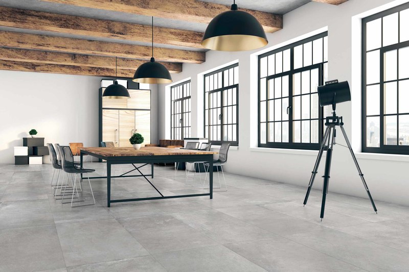 Birds eey view of a driveway made with Vantage Pavers