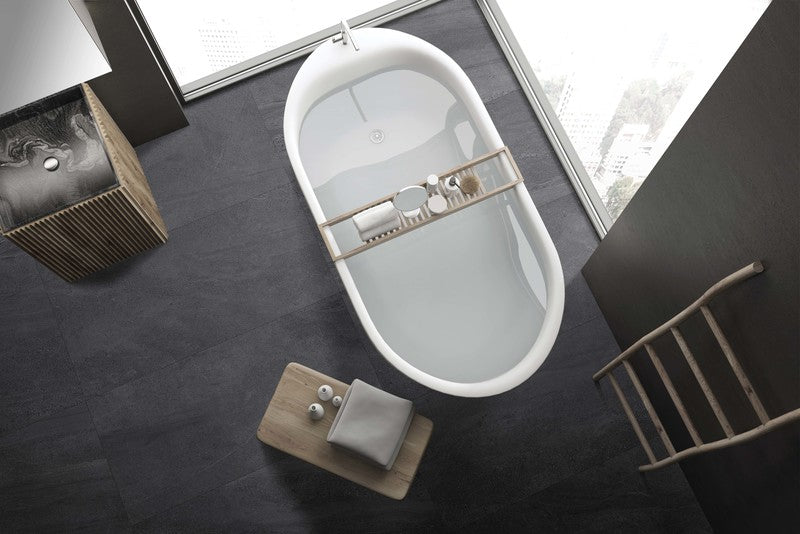 Birds eey view of a driveway made with Vantage Pavers