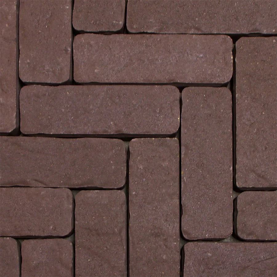 Brooklyn pavers in the rosewood colour